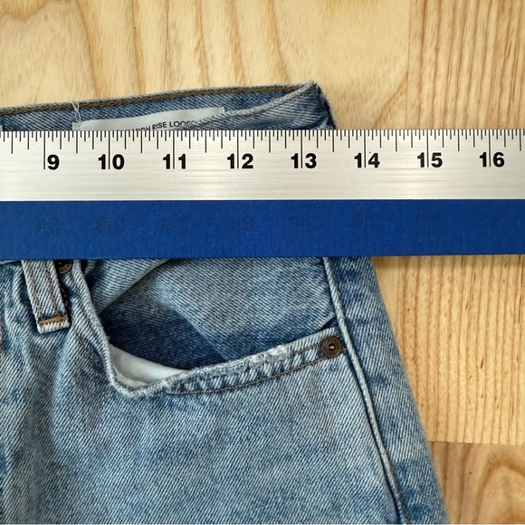 Denim Forum Aritzia The Joni High Rise Loose Button Fly Jeans Size 25 Inseam 28” - Picture 8 of 11